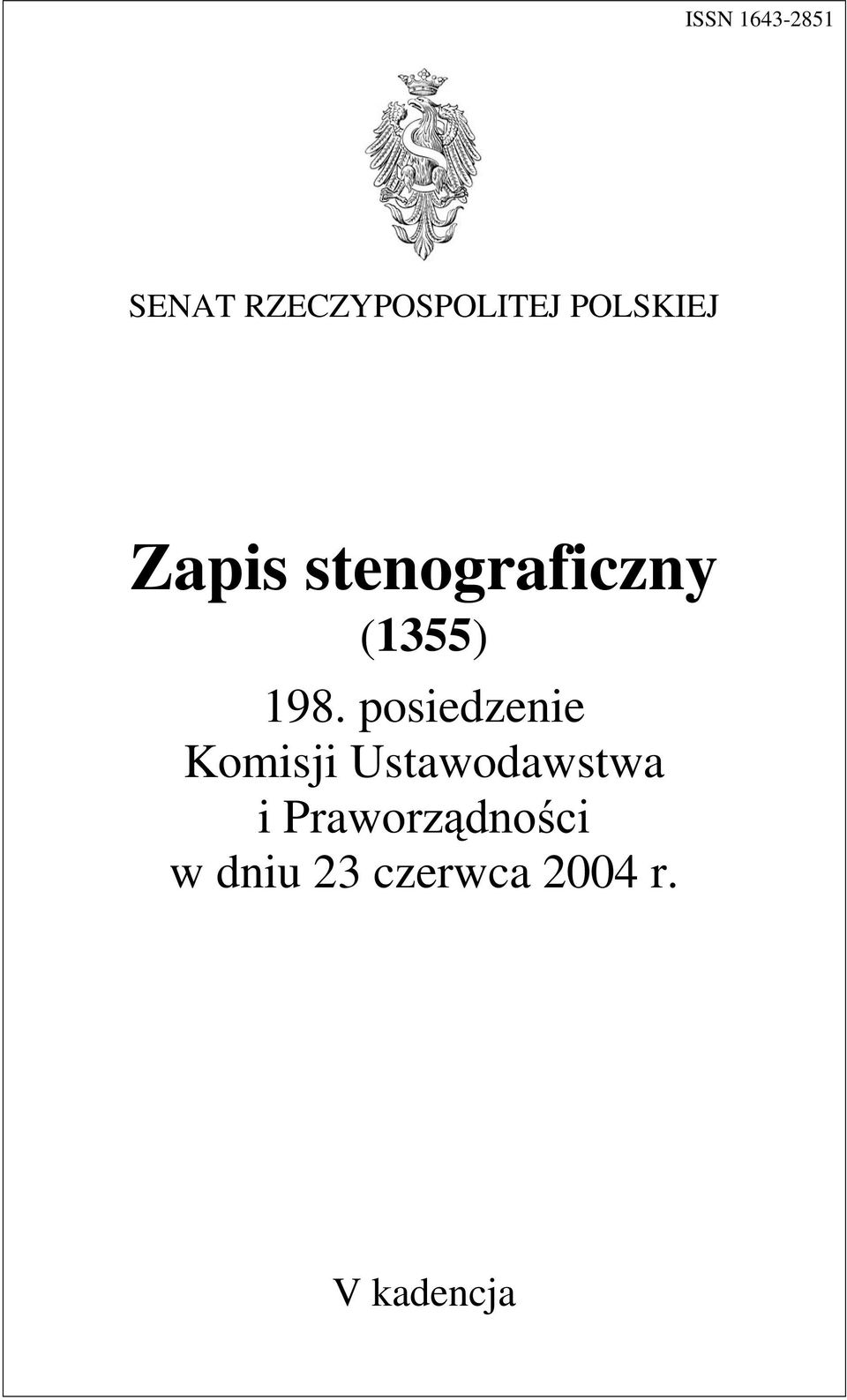 posiedzenie Komisji Ustawodawstwa i