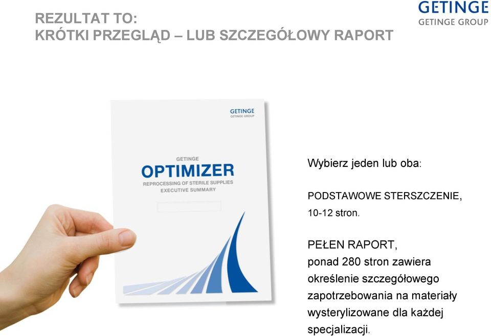 PEŁEN RAPORT, ponad 280 stron zawiera określenie