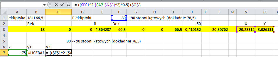 w dół, do końca tabelki. Uwaga: Symbol ^ we wzorach na rysunkach 37 i 38 oznacza podnoszenie do potęgi.