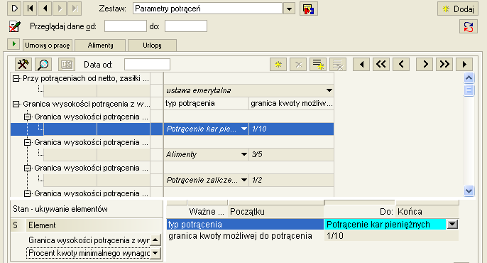 Nowe funkcje w module Forte Kadry i Płace 5 / 12 art. 66 ustawy z 25 czerwca 1999 r. o świadczeniach pieniężnych z ubezpieczenia społecznego w razie choroby i macierzyństwa (DzU z 2005 r. nr 31, poz.