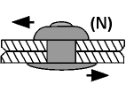 Nit zrywany ALUMINIOWY z łbem stożowym, ołe STALOWY 3,0 3,2 1 1 1 1 25,0,0 35,0 2,0- - - - 2,0- -5,0 5,0- - m 880 6 3,1 0,4 1,7 950