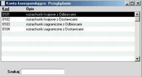 Rozdział 1: Kasa - Ustawienia Podwójne kliknięcie otworzy rekord do edycji, a kliknięcie [Nowa] umożliwi wprowadzenie nowego. Kod Należy podać unikalny kod ustawienia.