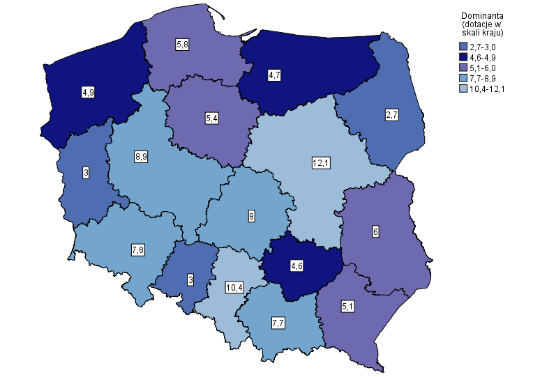 zajmujących się opieką zdrowotną i pomocą społeczną, na przestrzeni lat 2007-2009 wzrastał, o 1,6 pkt proc. w 2009 roku oraz o 1,1 pkt proc. w 2008 roku. 3.