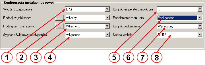 4.3 Opis zakładki PARAMETRY: Parametry wpisywane ręcznie zapisywane są do sterownika po wyjściu z zakładki PARAMETRY lub po naciśnięciu klawisza [Enter]. Parametry wybierane myszką (np.