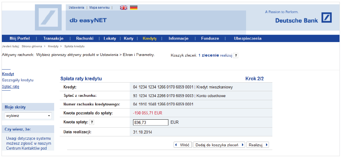 Po wypełnieniu wszystkich pól kliknij w przycisk Dalej.