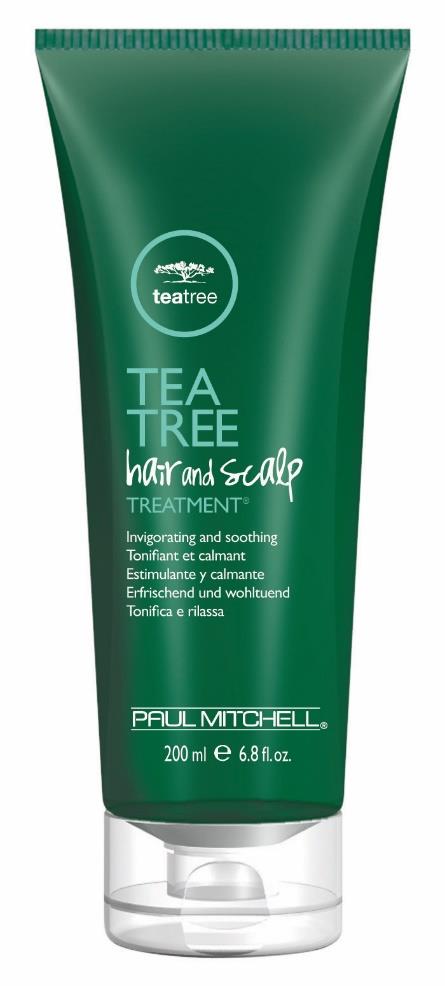 Tea Tree Hair and Scalp Treatment Unikatowy produkt dla włosów i skóry głowy soja, pantanol, witamina E oraz masło shea odżywiają i chronią włosy, podczas gdy kwas salicylowy poprawia i odżywia
