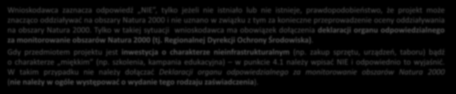 ANALIZA ZGODNOŚCI PROJEKTU Z POLITYKĄ OCHRONY ŚRODOWISKA cz. II 4.