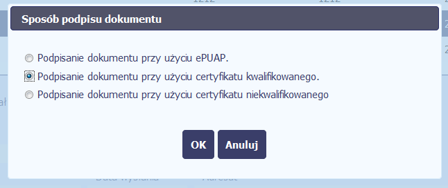 Certyfikat kwalifikowany tylko PL Możesz wybrać