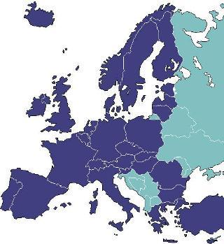 35 krajów: Austria Luksemburg Belgia Łotwa Bułgaria Malta Chorwacja Niemcy