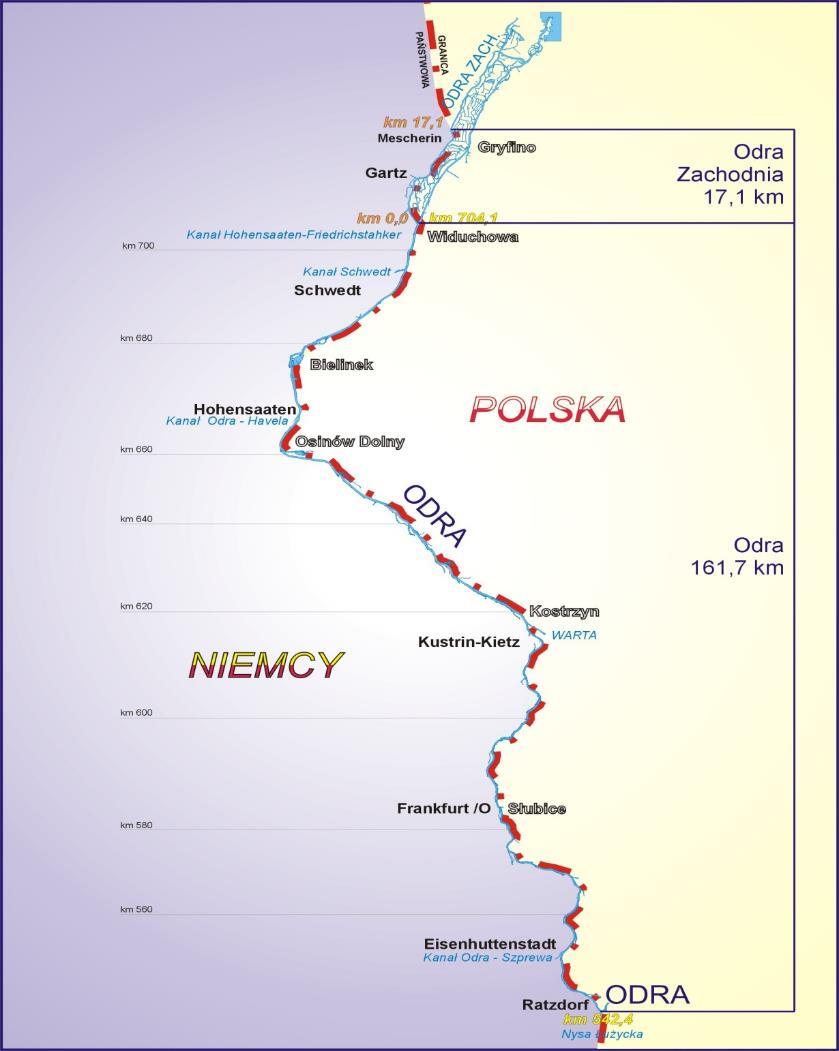 Śródlądowe Drogi Wodne Administrowane przez RZGW Szczecin Szczeciński Węzeł Wodny W administracji RZGW Szczecin znajdują się m. in.