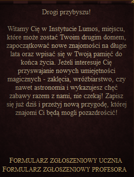 Zostanie uczniem Instytutu Lumos jest naprawdę proste!