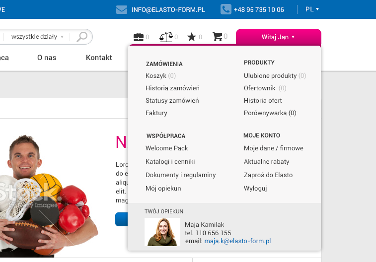 Strefa klienta W strefie klienta możesz sprawdzić historię swoich zamówień oraz faktur.