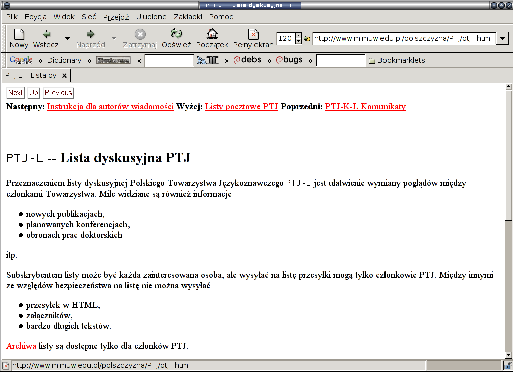 http://www.mimuw.edu.