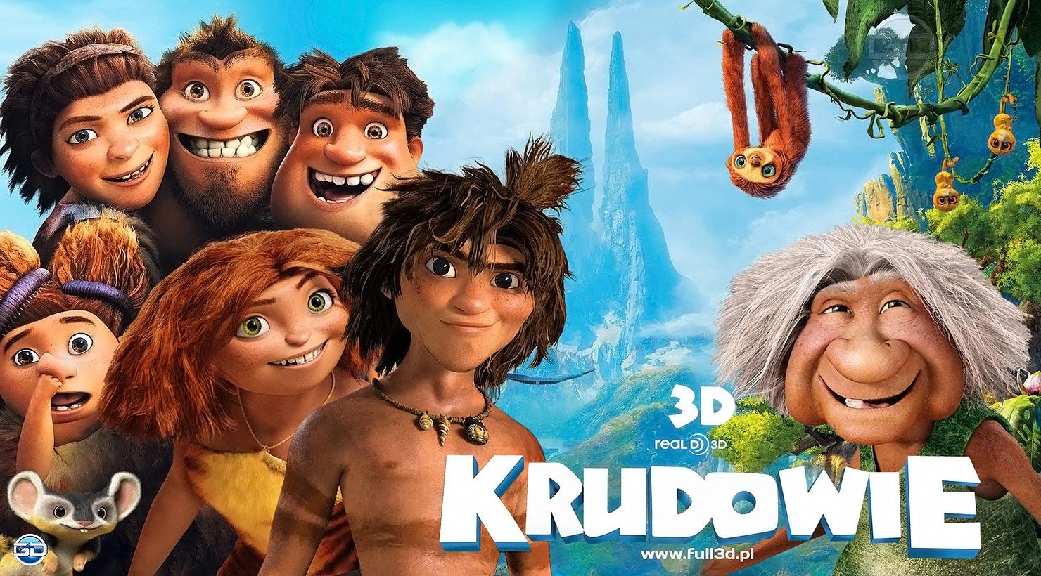 Dnia 18.02.2014r. odwiedziło nas po raz kolejny kino objazdowe. Tym razem mogliśmy obejrzeć film pt. Krudowie, który opowiada historię tytułowej prehistorycznej rodziny Krudów.