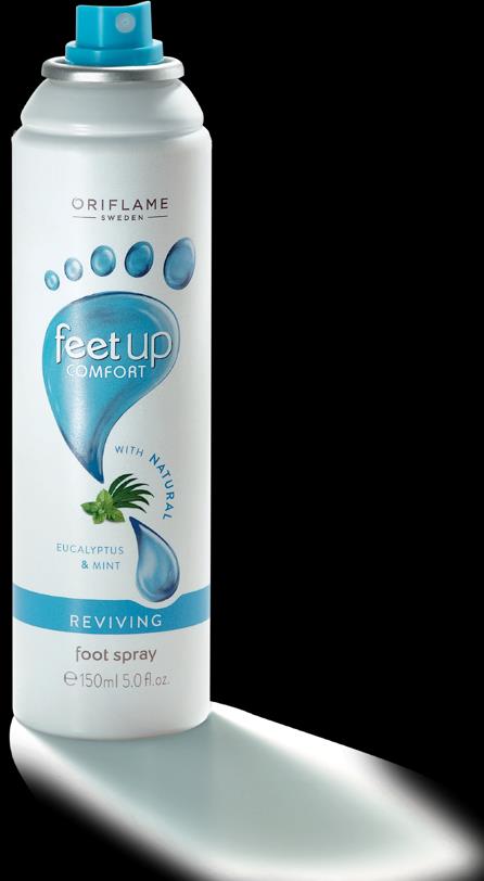 FEET UP COMFORT NATURALNY OLEJEK Z DRZEWA HERBACIANEGO I EKSTRAKT Z SZAŁWII Olejek z drzewa herbacianego znany jest ze swoich