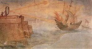 Pierwsze zastosowania: VIII w. p.n.e. - suszenie żywności, płn. Francja VII w. p.n.e. wzniecanie ognia na materiale łatwopalnym za pomocą szklanych soczewek skupiających promienie słoneczne III w.