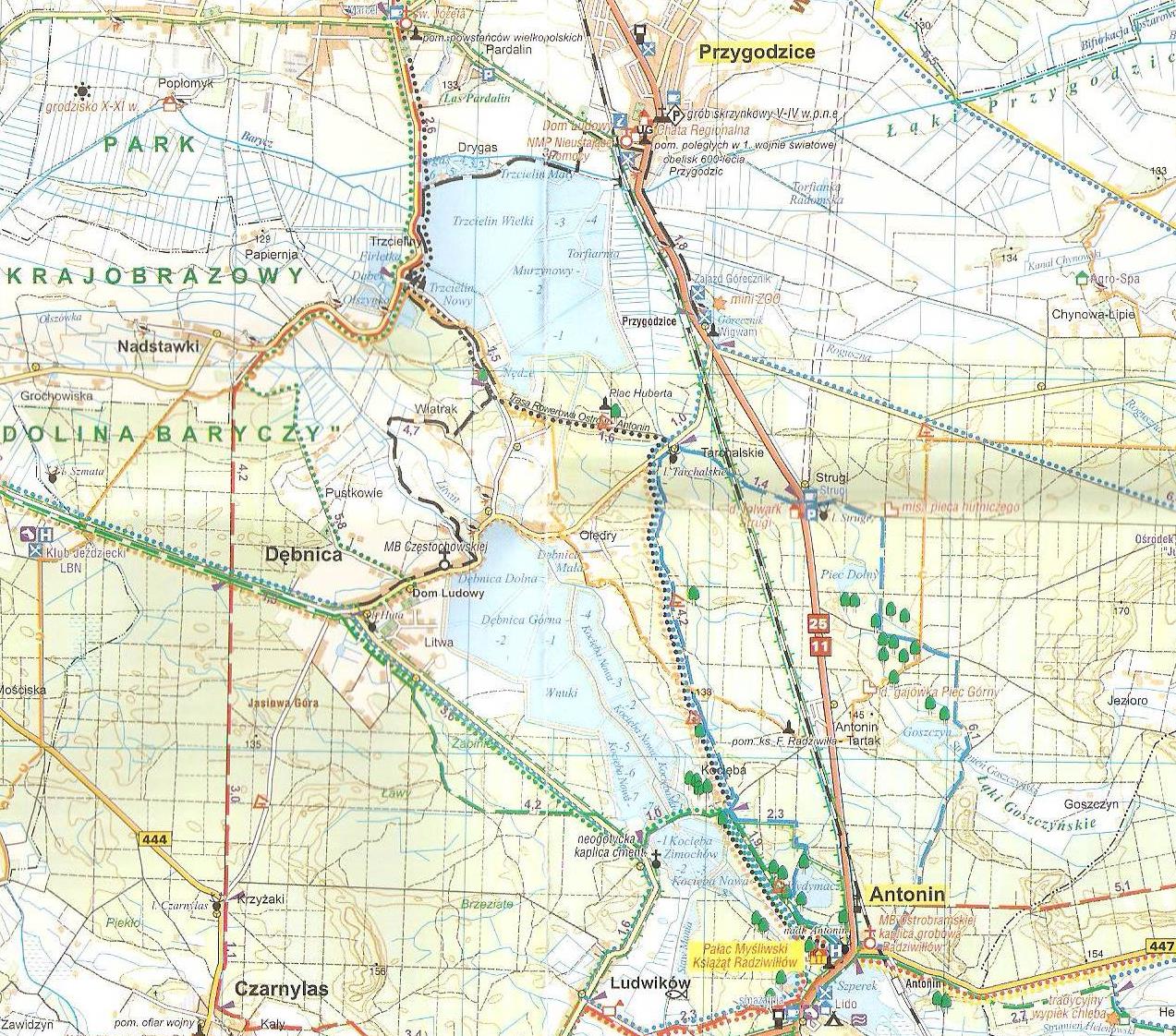 Chata Regionalna TRASA WYCIECZKI Górecznik Dąb Huberta START