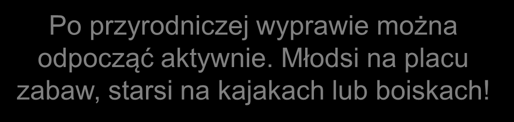 Młodsi na placu zabaw, starsi na