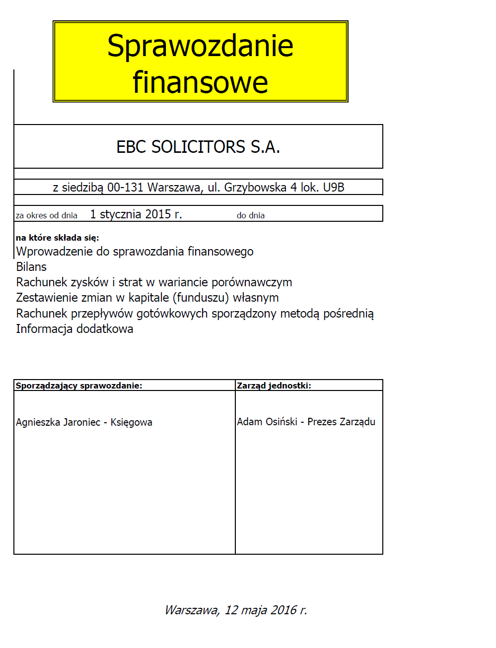5. Sprawozdania finansowe 2.1.
