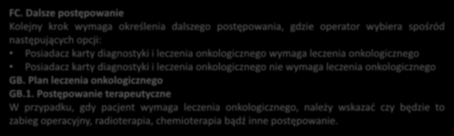 Rejestracja zakończenia etapu: Konsylium FC.