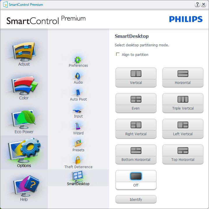3. Optymalizacja obrazu 3.4 Instrukcja SmartDesktop SmartDesktop SmartDesktop stanowi część pakietu SmartControl Premium.