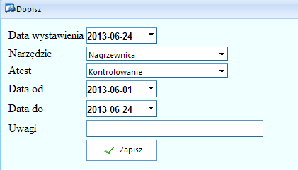 Pamiętaj, że przed rozpoczęciem modyfikacji, bądź też usunięciem dokumentu należy go wcześniej odblokować. 3 Zdarzenia 3.