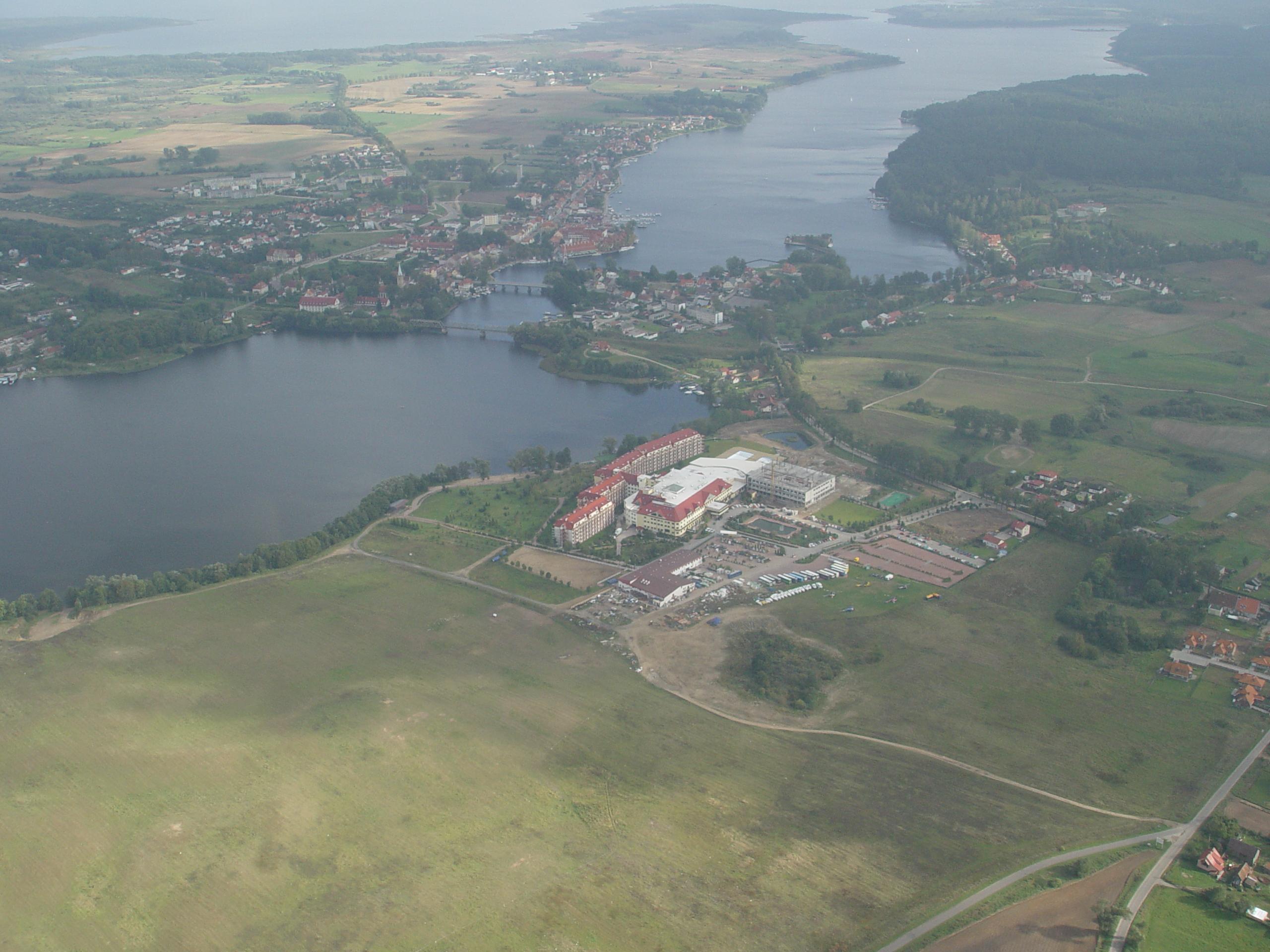 Foto Mazury z samolotu j.
