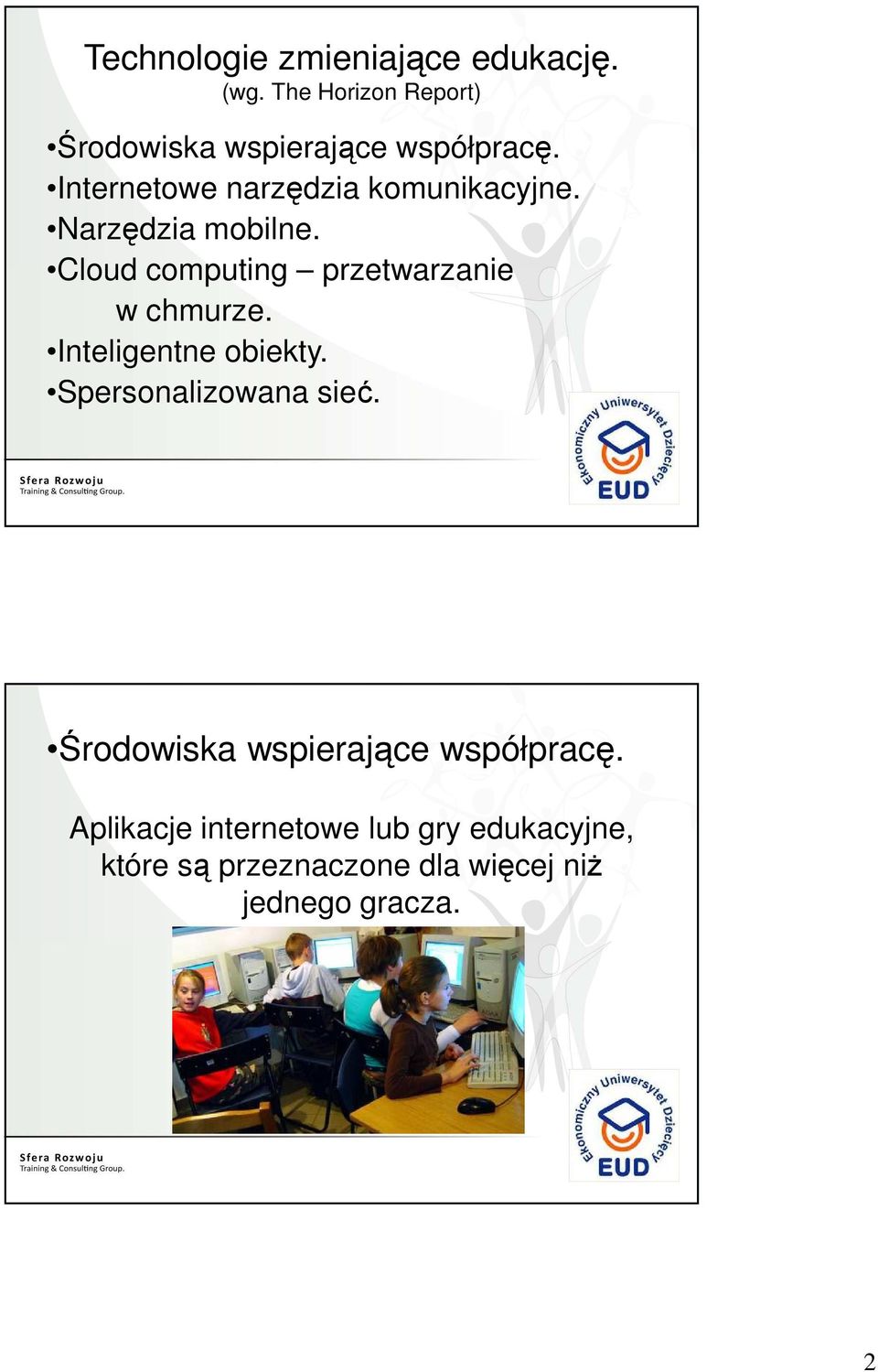 Narzędzia mobilne. Cloud computing przetwarzanie w chmurze. Inteligentne obiekty.