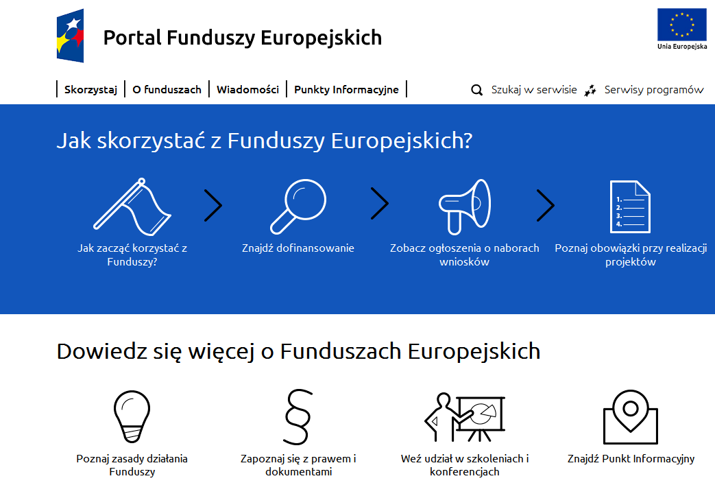 Portal Funduszy Europejskich - www.funduszeeuropejskie.gov.