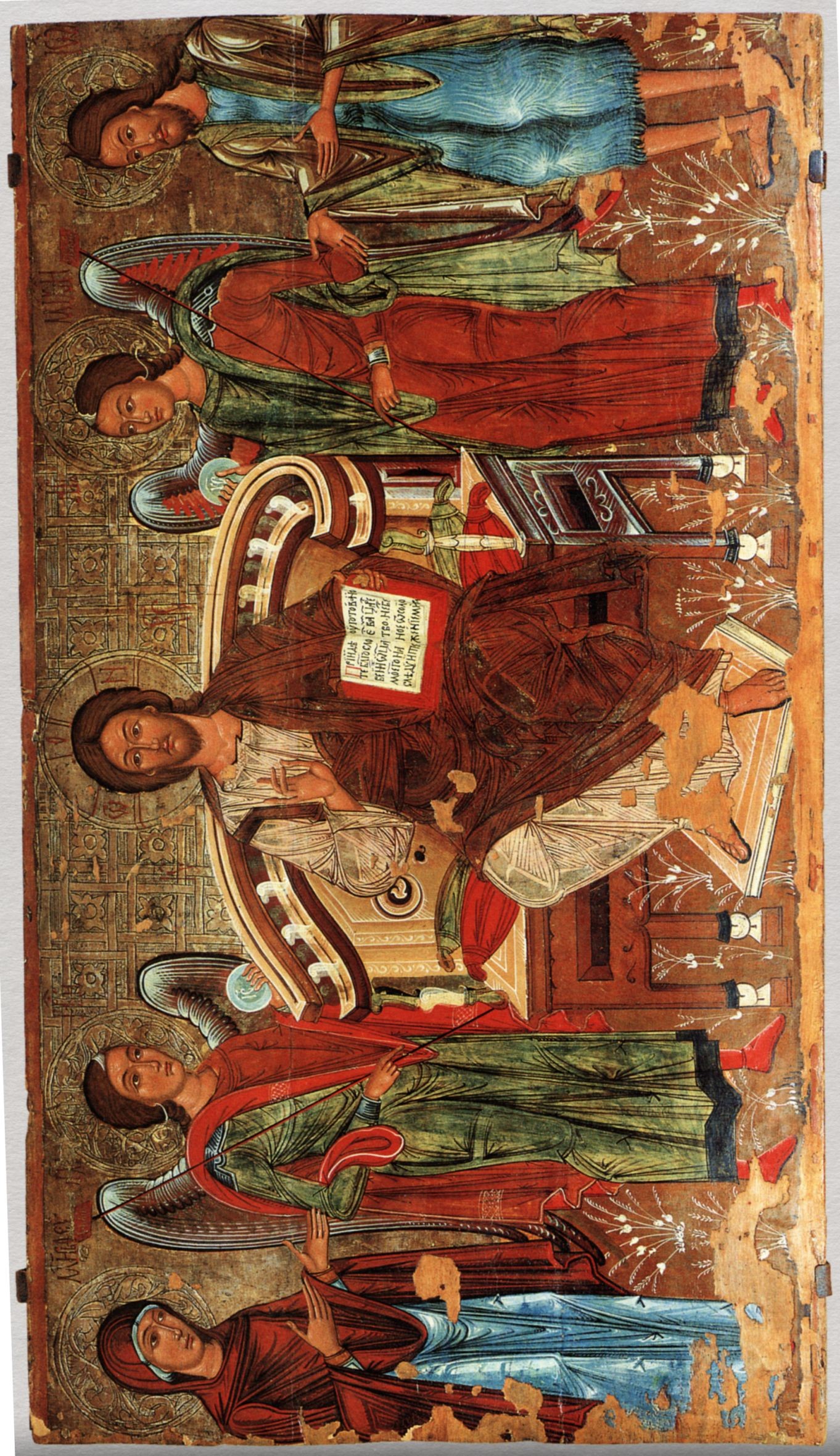 Renk (scenariusz lekcji) malarz nieznany, Deesis (z ikonostasu z cerkwi