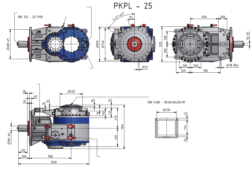 Lifting points outlet inlet Breather Side of drive frame Side of motor Centering Internal toothing