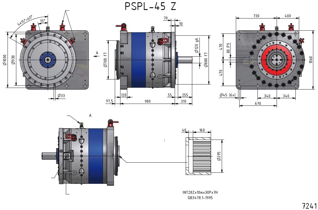 Breather Lifting points Oil pump outlet inlet
