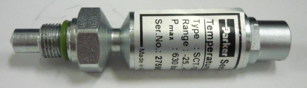 Czujnik SCT-150-04-02 za którego pomocą możliwy jest pomiar temperatury w zakresie od -25 C do 125 C.