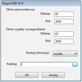 Rys.5 Eksport INF-D-P. Pole 52. Koszty płacy powinno zawierać tzw.