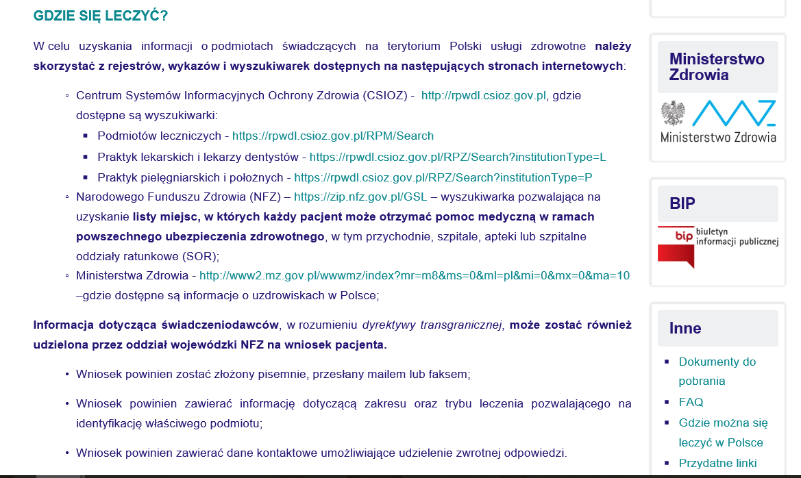 Krajowy Punkt Kontaktowy info dla
