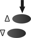 Przyciskami i ustawić wartość częstotliwości. Wcisnąć przycisk SEL, aby przejść do ustawiania rodzaju współczynników absorpcji. Przyciskami i ustawić współczynniki Ab1, Ab2 ( ) lub PI, DAR ( ).