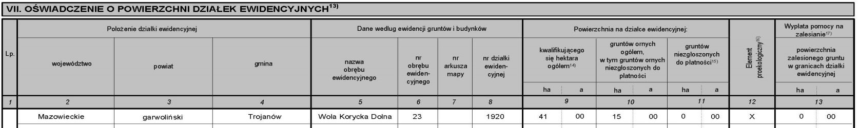 A2 P WB 5 ha A2a łubin 5 ha A3 ziemniaki 5 ha B PRSK OP 8 ha wariant 4.