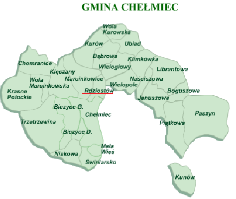 II. CHARAKTERYSTYKA MIEJSCOWOŚCI RDZIOSTÓW 1.