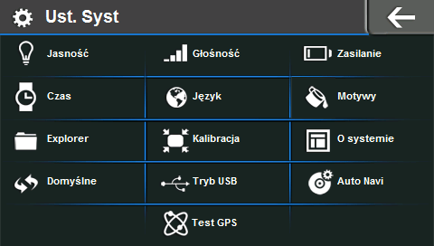 Ustawienia Ustawienia zwiększają funkcjonalność urządzenia, oferują możliwość uruchomienia dodatkowych funkcji,