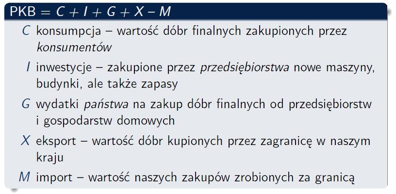 Produkt Krajowy Brutto Polski w latach 1986-2010 w mld $ Wyznaczanie wartości PKB dla całego kraju to bardzo poważne przedsięwzięcie.