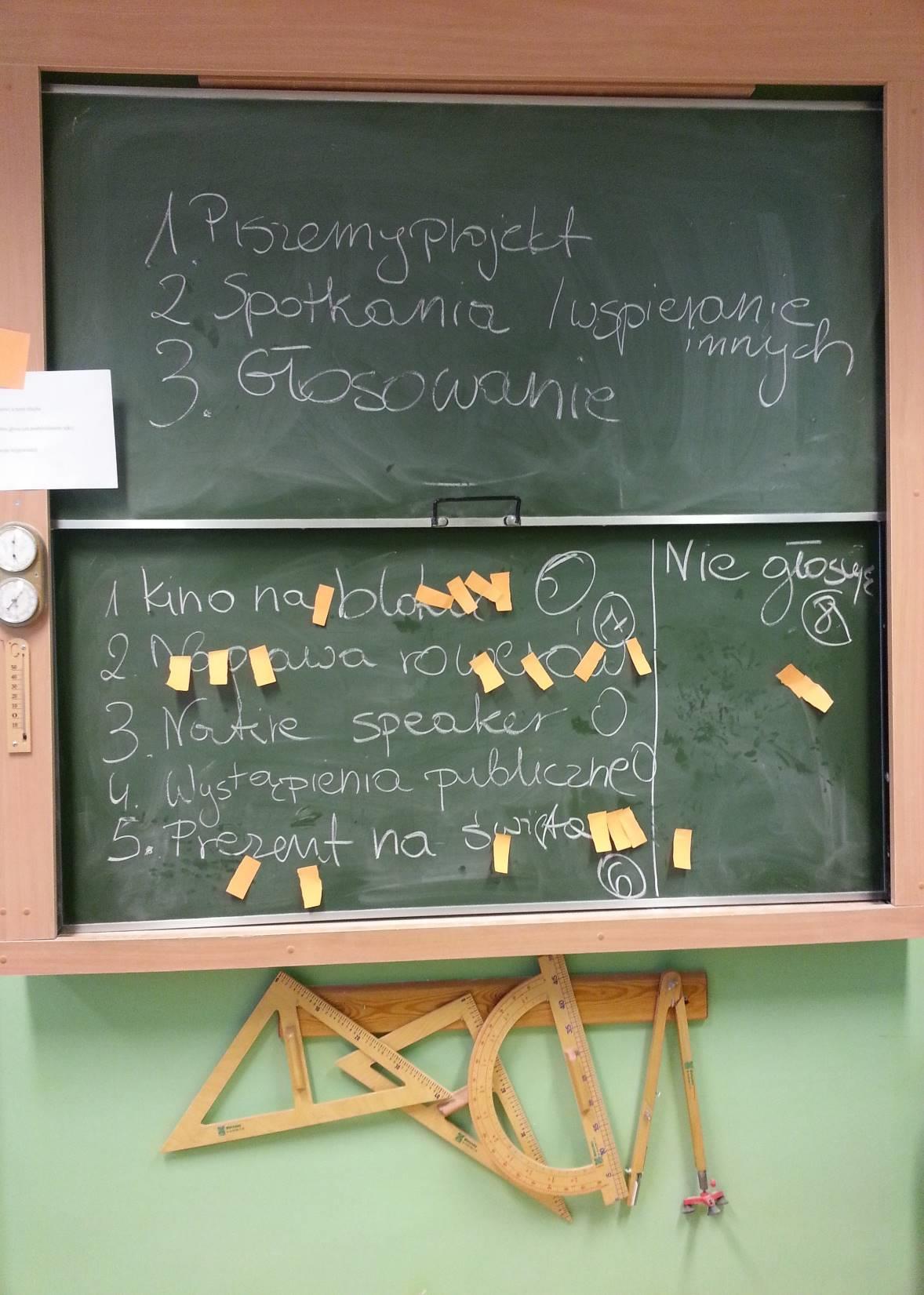 Głosowanie ma znaczenie Głosowanie to też forma wyrażenia opinii Duże