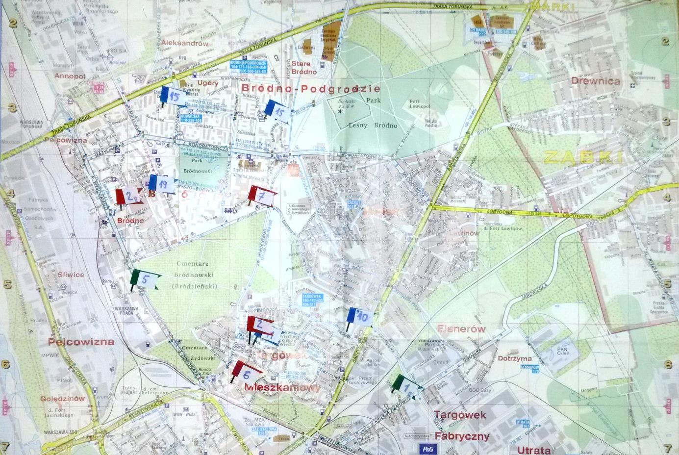 Mapa szkół w projekcie