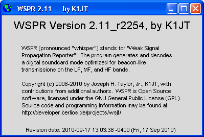 WSPR http://wsprnet.