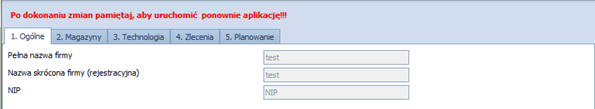 Ustawienia W programie widoczna jest grupa o nazwie Ustawienia w której znajdują się opcje, do których dostęp ma wyłącznie Administrator.