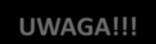 Standard minimum cd. UWAGA!