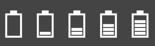 4. Rozpocznie się ładowanie urządzenia TomTom Touch i zostaną w nim wyświetlone następujące animowane ikony: Uwaga: niektóre dostępne w sprzedaży kable micro-usb nie pozwalają na ładowanie ORAZ