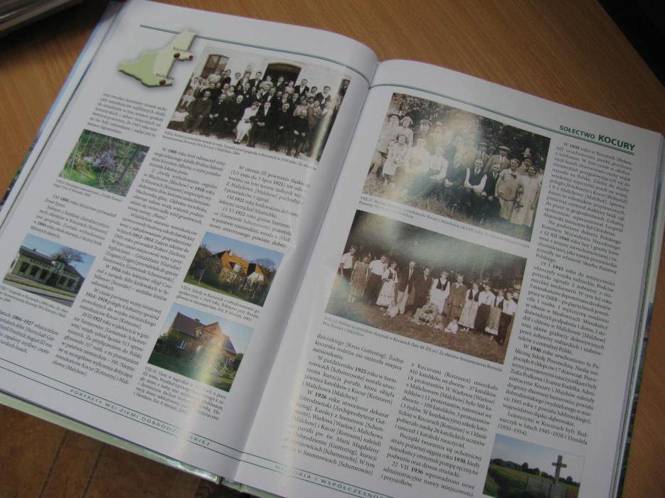 Portrety wsi ziemi dobrodzieńskiej 33 wydano publikację Portrety wsi ziemi dobrodzieńskiej. Historia i współczesność. Koszt opracowania i wydruku publikacji wyniósł 42.000,00 zł.