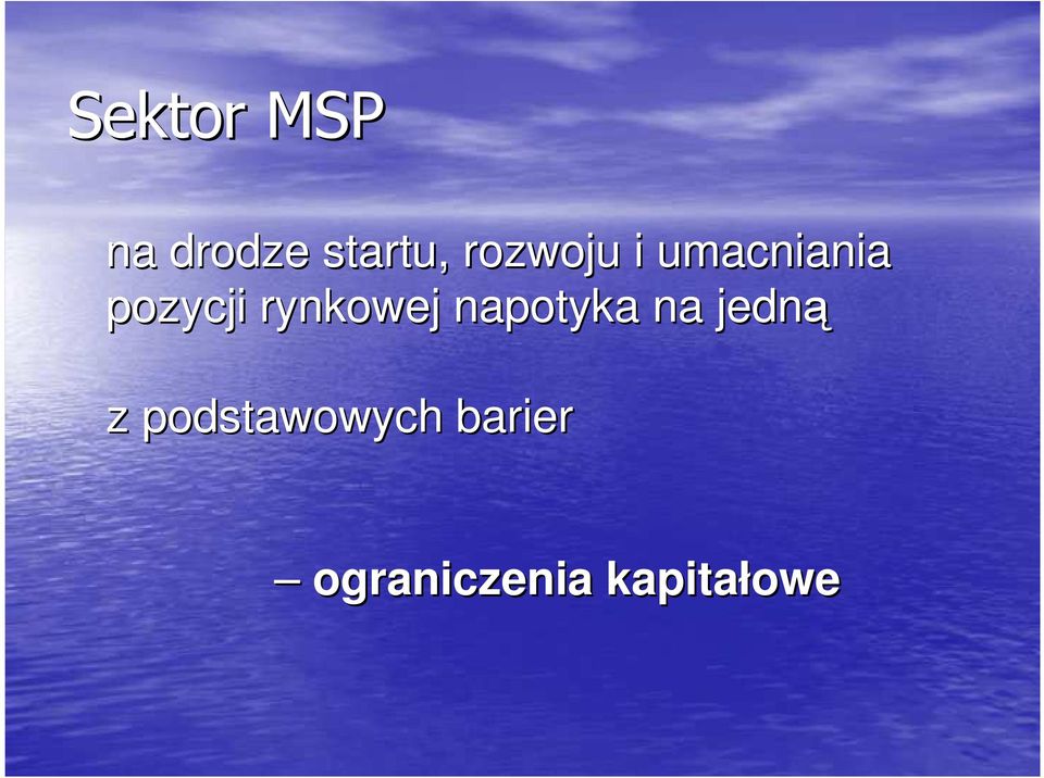 rynkowej napotyka na jedną z