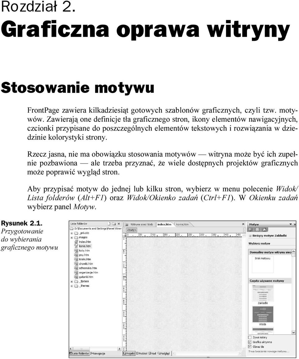 Rzecz jasna, nie ma obowiązku stosowania motywów witryna może być ich zupełnie pozbawiona ale trzeba przyznać, że wiele dostępnych projektów graficznych może poprawić wygląd stron.