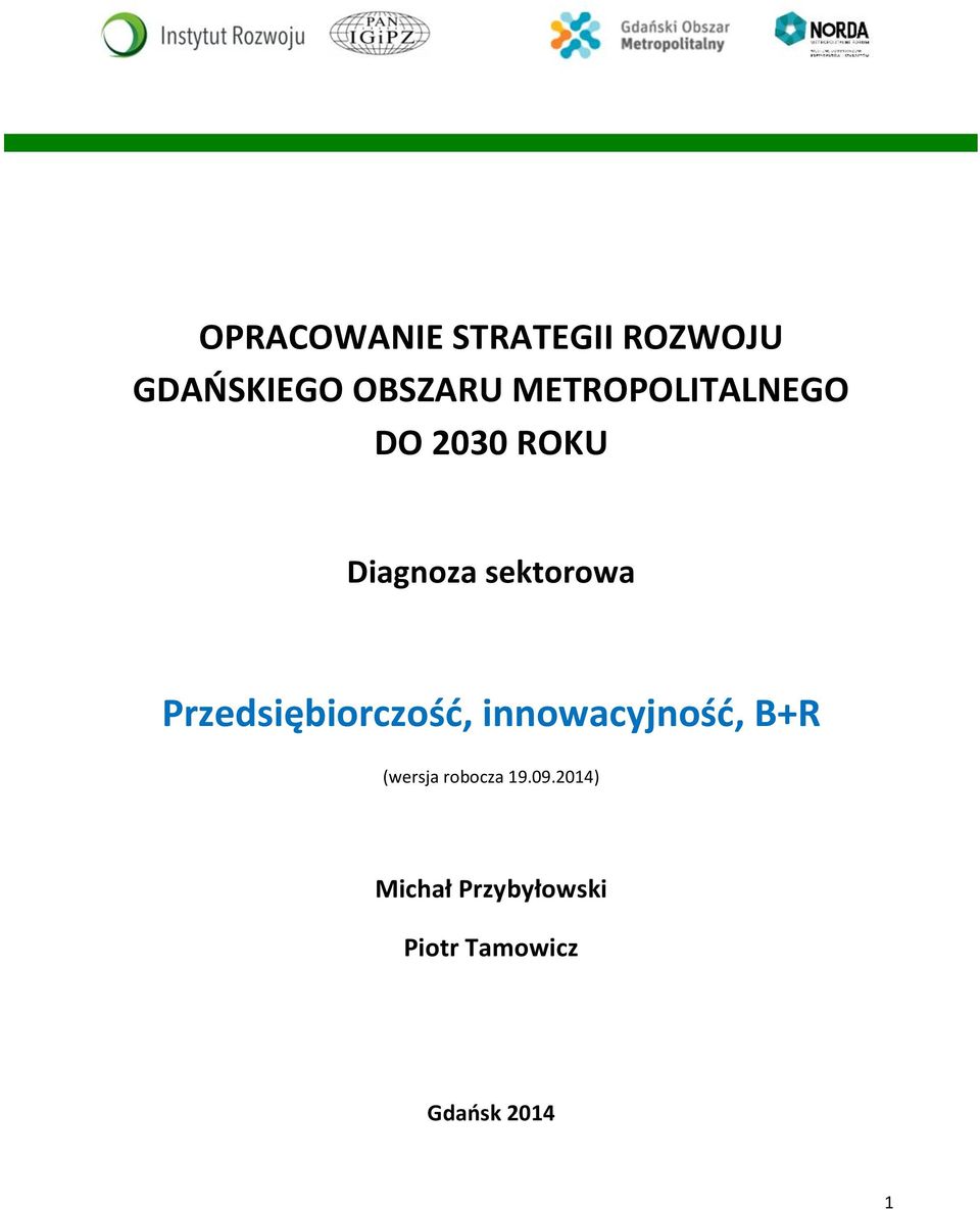 Przedsiębiorczość, innowacyjność, B+R (wersja